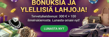 Bonus ja Promoaction banneri Suomelle